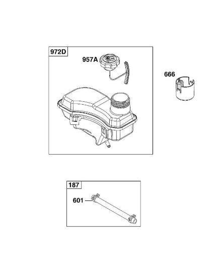 K - GRUPPO ALIMENTAZIONE CARBURANTE B&S - 10 €¦ 103M02-0085-H1 brand Stihl